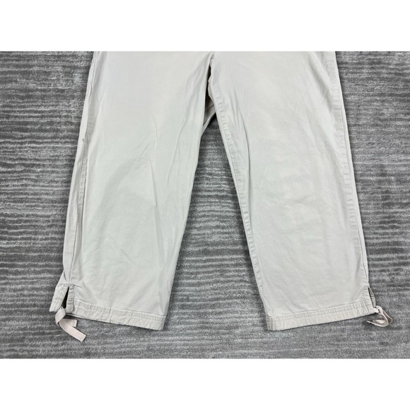 Vintage Style & Co Pants Womens 8 Beige Stretch Cotton Blend Capri - Picture 3 of 13